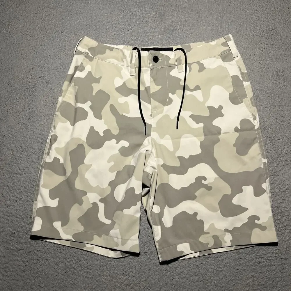 Abercrombie & Fitch Camo Board Shorts Mens XS Swim Trunks Drawstrings Stretch